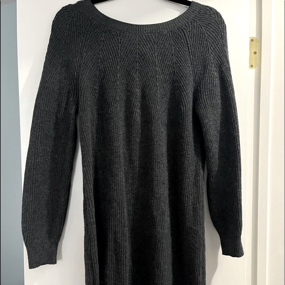 Loft Grey sweater dress
